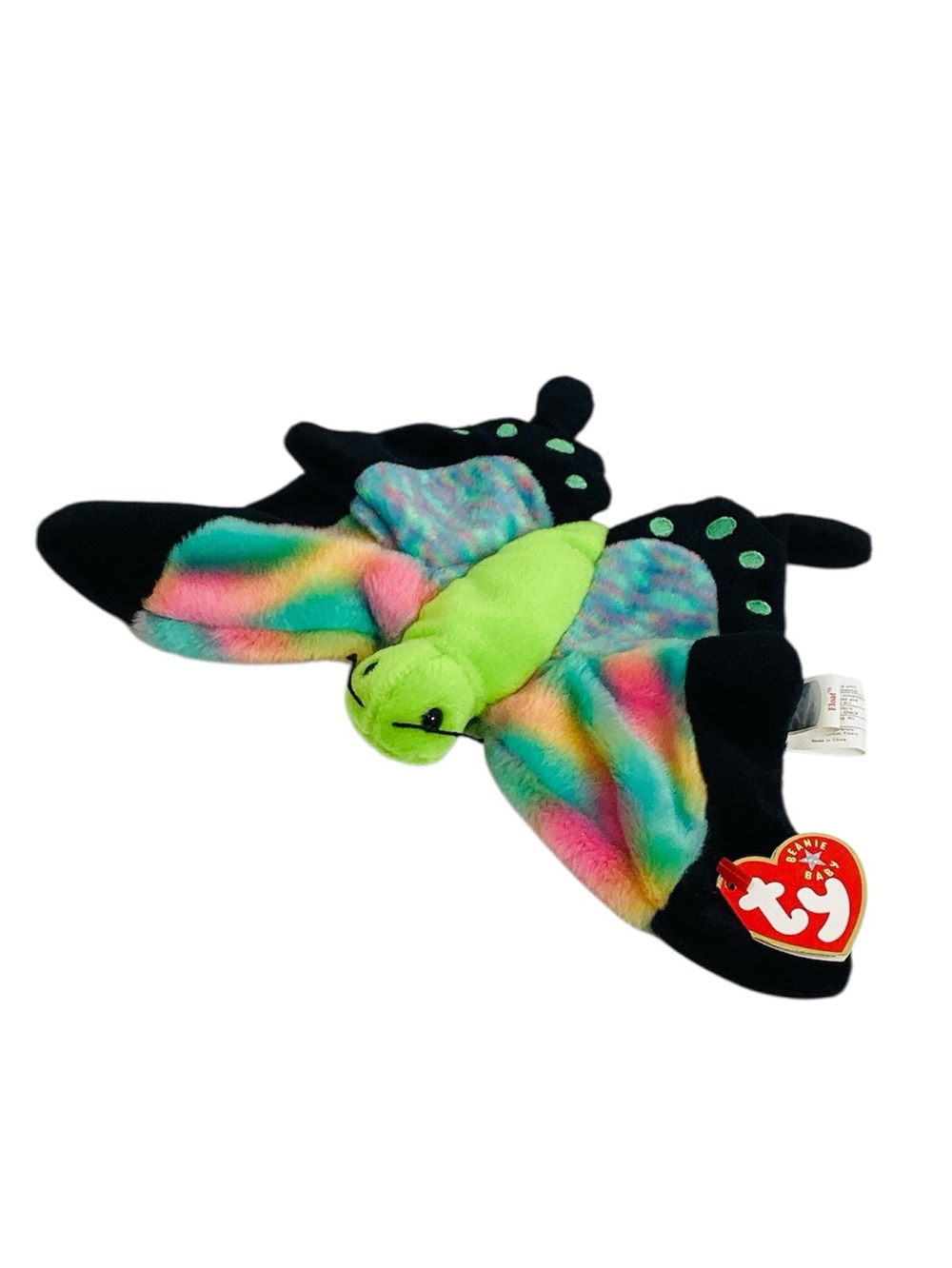 💚 TY “Float” Beanie Baby Multicolour Butterfly - NWT